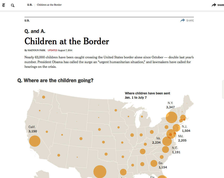 NYTimes - Children at the Border