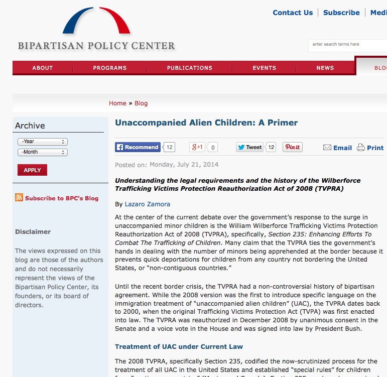 Primer on Unaccompanied ALien Children