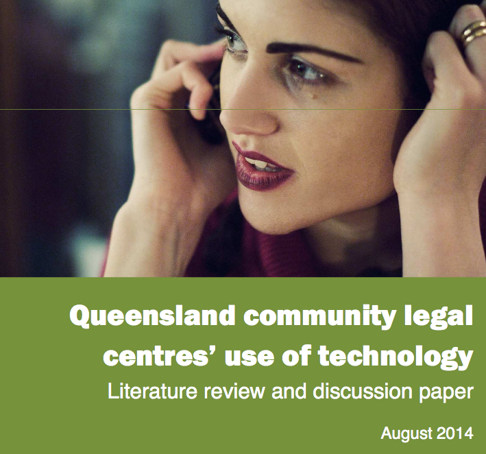 Legal Tech and design - Queensland community legal centers use of tech 1