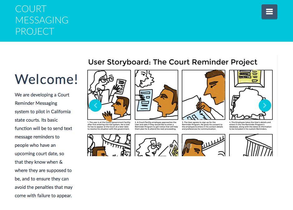 Court Messaging Project