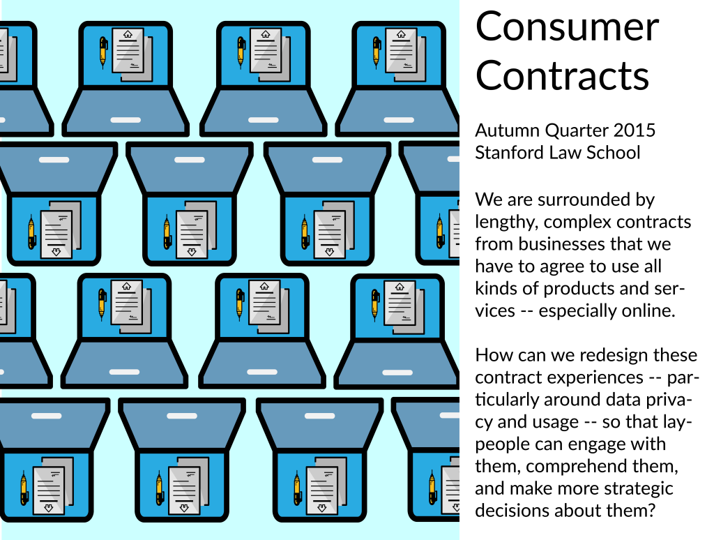 Class poster for consumer contracts