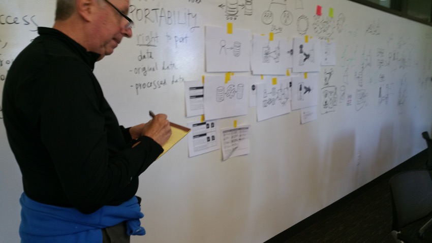 Visual Design Workshop - EU GDPR - photos of workshop - 20170714_140624