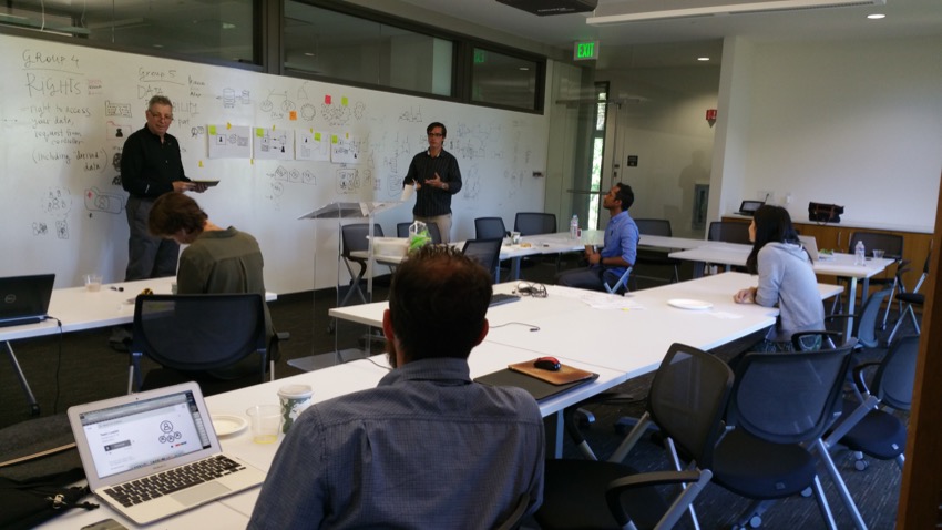 Visual Design Workshop - EU GDPR - photos of workshop - 20170714_160256